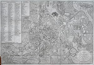 Stadtplan, "Plan der Residenz-Stadt Wien und ihrer Vorstädte. Prag 1823".