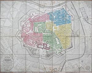 Stadtplan, "Neuester Plan der Haupt= und Residenzstadt Wien.".