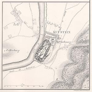 Stadtplan mit naher Umgebung.