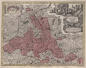 Kupferstich- Karte, n. A.C. Seutter b. T.C. Lotter, "S.R.I. Principat. et Archiepiscopatus Salisb...