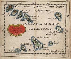 Kupferstich- Karte, aus Duval / Hoffmann, "Insulae capo Viridis".