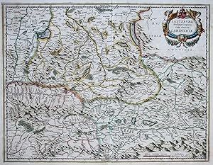 Kupferstich - Karte, n. Mercator bei Janssonius, "Saltzburg archiepiscopatus cum ducatu Carinthia...