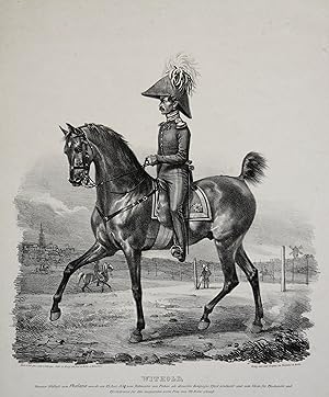 Withold, Brauner Wallach vom Phalanx wurde am 23. Juni 1830(9?) vom Rittmeister von Plehwe . erka...