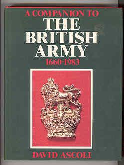 A COMPANION TO THE BRITISH ARMY 1660-1983