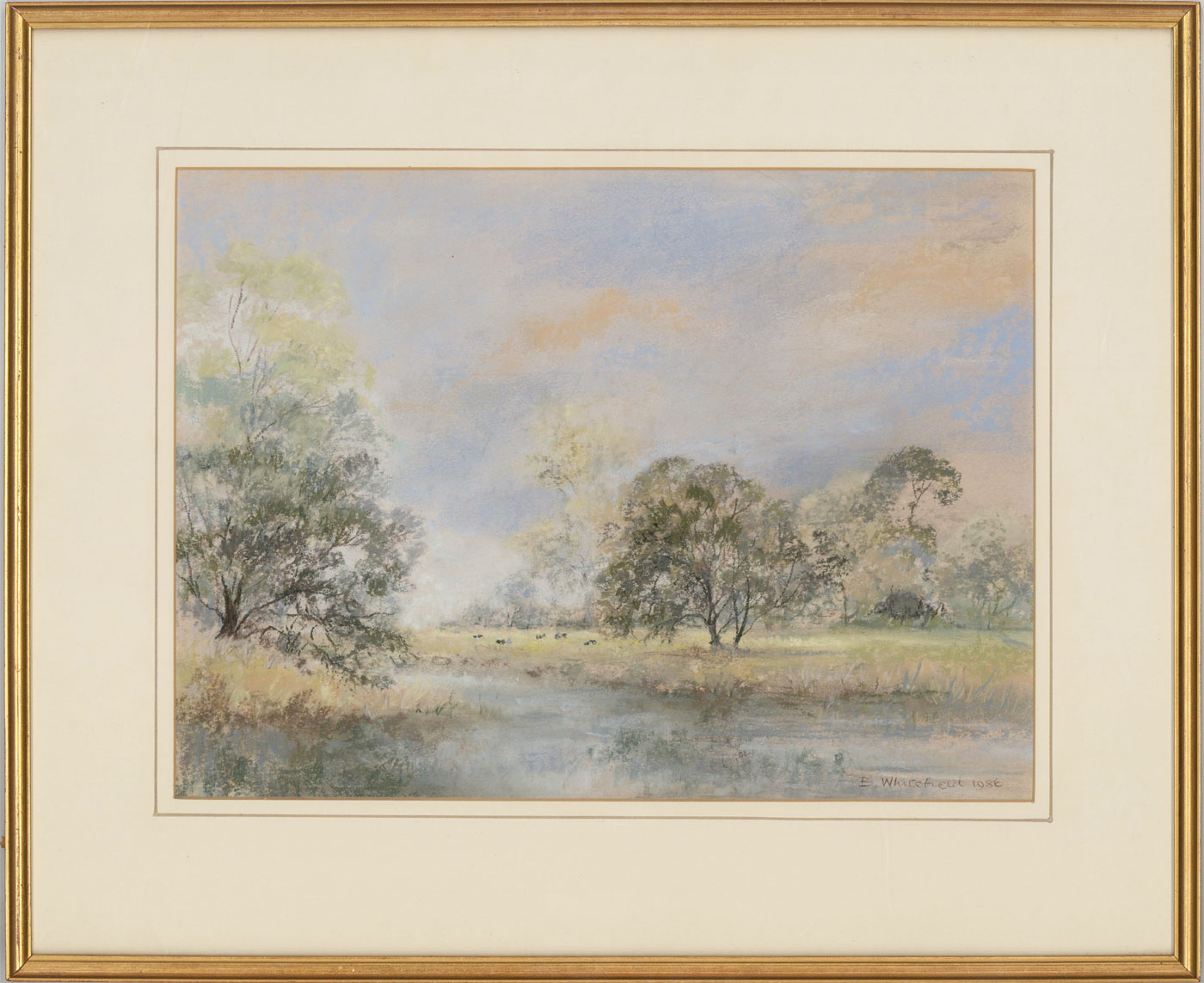 Betty Whitefield Signed & Framed 1986 Pastel Barnebys