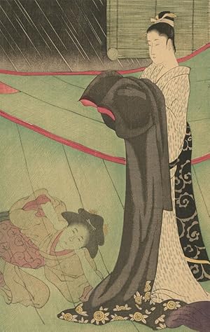 Utamaro Fine Art Print The Mosquito Net Japanese Art Print