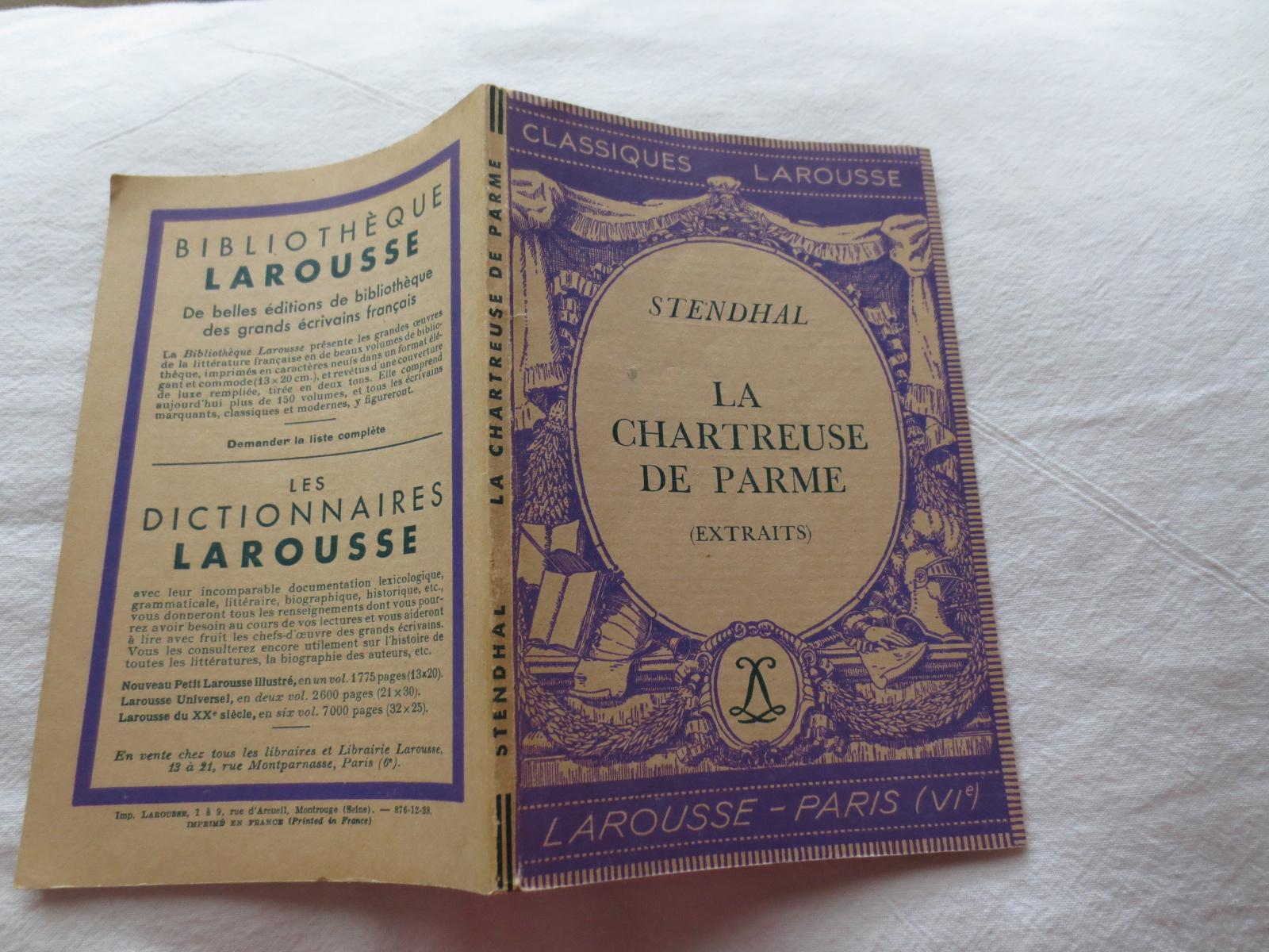 La Chartreuse De Parme The Charterhouse Of Parma By Stendhal Felix Guirand Professor
