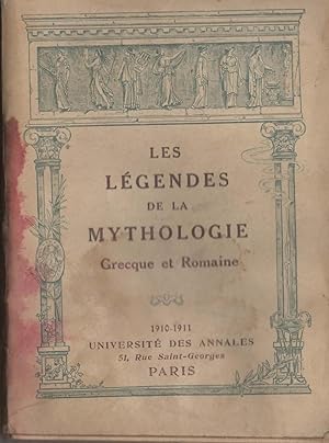 LES LEGENDES DE LA MYTHOLOGIE GRECQUE ET ROMAINE