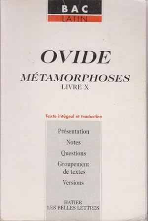 Métamorphoses Livre X