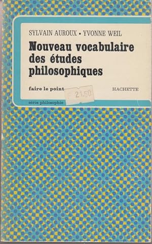 Nouveau vocabulaire des études philosophiques