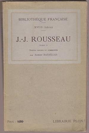 J.-J. Rousseau Tome II