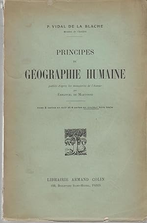 Principes de géographie humaine