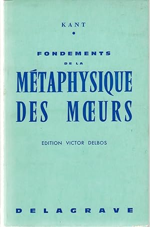 Fondements de la métaphysique des moeurs