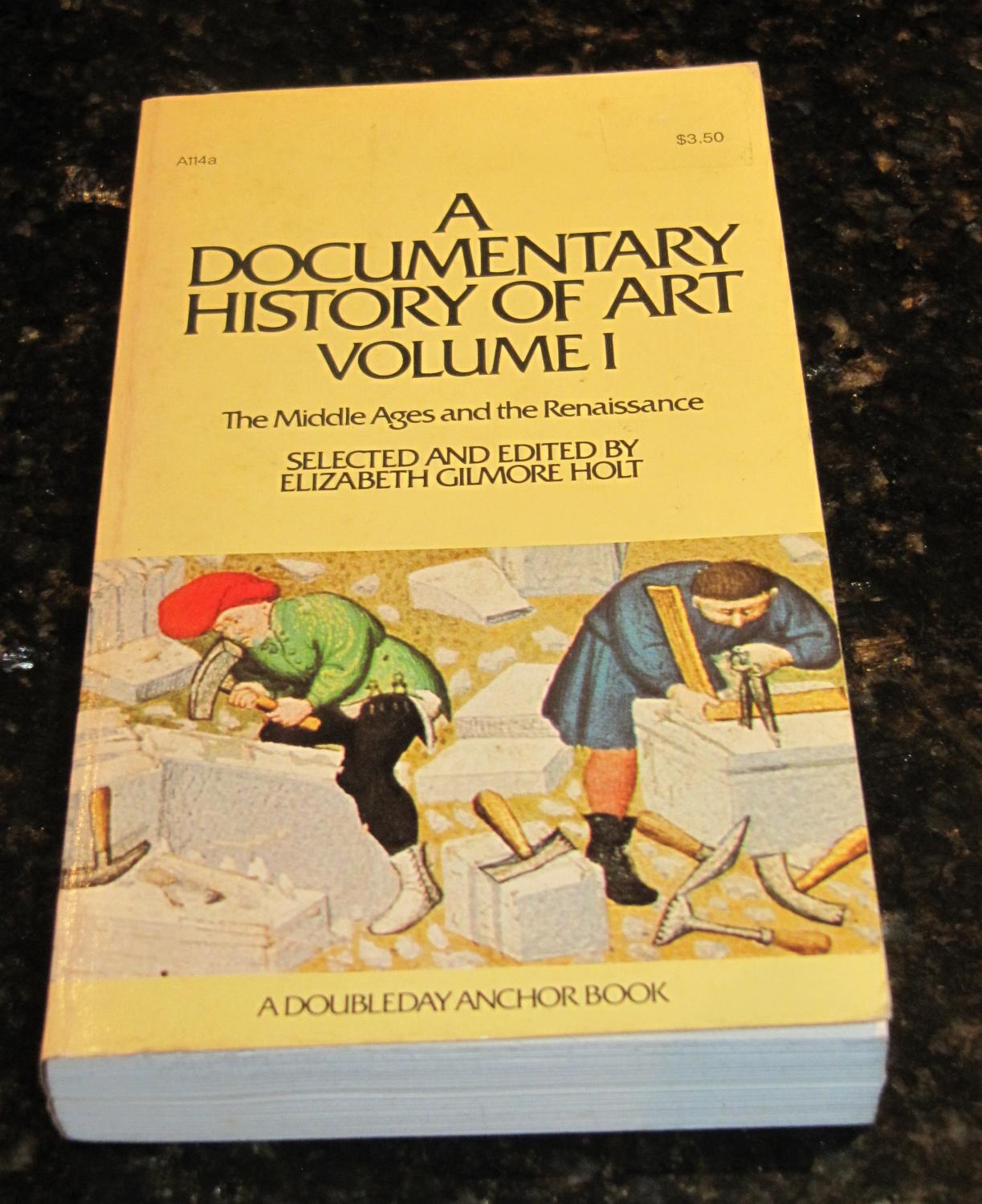 A Documentary History of Art: 001