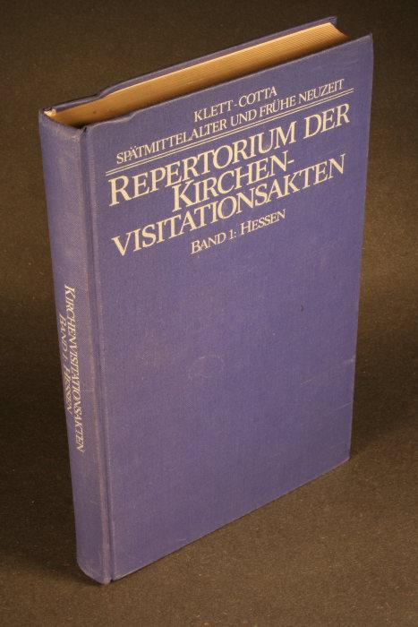 Repertorium der Kirchenvisitationsakten aus dem 16. und 17. Jahrhundert in Archiven der Bundesrepublik Deutschland, in 7, Bd.1, Hessen