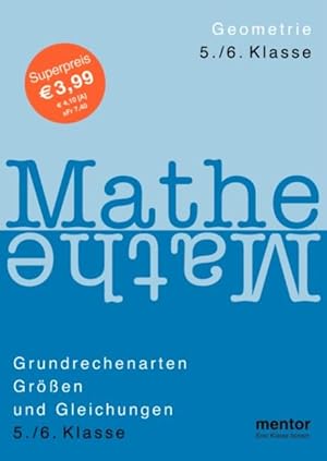 Mathe 5./6. Klasse: Geometrie, Grundrechenarten, Grössen, Gleichungen Wendebuch