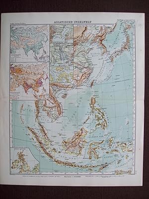 MAP: Asiatische Inselwelt - Syd. Wagn. m. Schul-Atlas