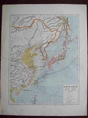 MAP: Oost-Azië - China - Japan - Korea - Amoerland