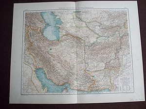 MAP: PERSIEN, AFGHANISTAN und BELUTSCHISTAN