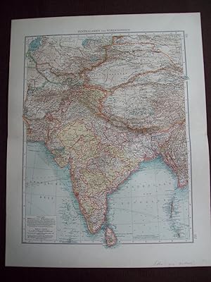 MAP: ZENTRALASIEN und VORDERINDIEN