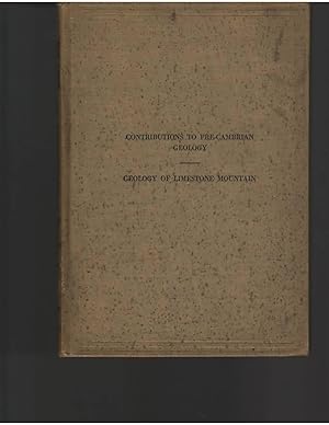 Contributions to the Pre-Cambrian Geology of Northern Michigan and Wisconsin. The Geology of Lime...