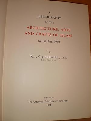 Bibliography of the Architecture, Arts and Crafts of Islam