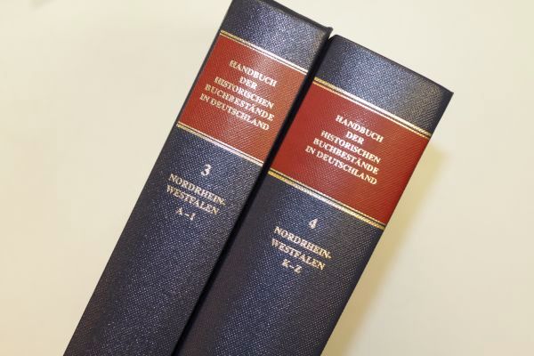Handbuch der historischen Buchbestände in Deutschland. Band 3: Nordrhein-Westfalen. - [2 Bände].