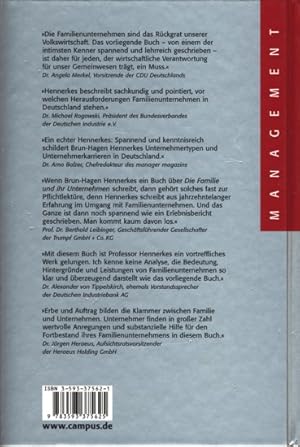 9783593375625 Die Familie Und Ihr Unternehmen Abebooks - 