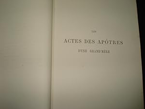 Les actes des Apôtres d'une grand-mère.