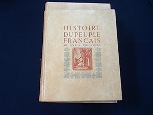 Histoire du peuple français. - 4 volumes