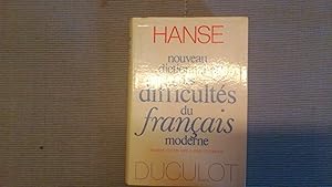 Nouveau dictionnaire des difficultés du français moderne