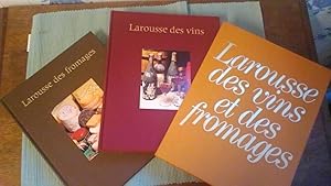 Larousse des vins et des fromages - 2 volumes rassemblé dans un cartonnage toilé