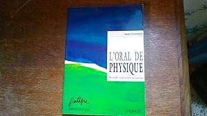 L'oral de physique - Résoudre et présenter un exercice