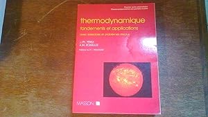 Thermodynamique - Fondements et applications