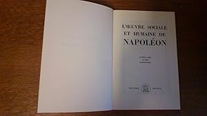 L'oeuvre sociale et humaine de Napoléon