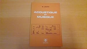 Acoustique et musique