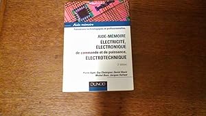 Aide-mémoire électricité, électronique, de commande et de puissance, électrotechnique