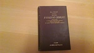 Manuel d'analyse chimique appliquée à l'essai des combustibles, minerais, métaux, etc