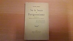 Sur le succès du Bergsonisme