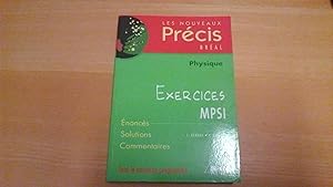 Physique - Exercices MPSI - Ennoncés - Solutions - Commentaires