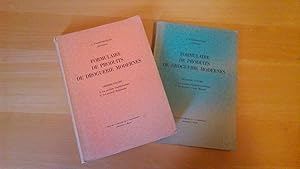 Formulaire de produits de droguerie modernes - 2 volumes