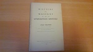 Histoire du massage et de la gymnastique médicale