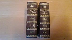 Oeuvres complètes de Millevoye - 4 tomes en 2 volumes