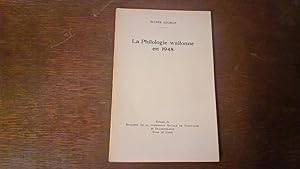 La philologie wallonne en 1948