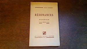 Résonances - Poésies 1929 - 1940