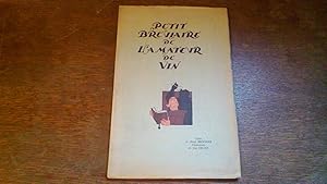 Petit bréviaire de l'amateur de vin