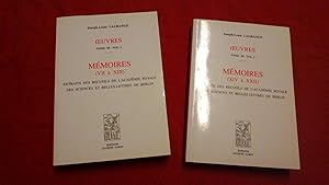 Oeuvres - Tome III - 2 volumes : Mémoires (VII à XIII) et (XIV à XXII)
