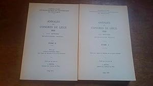 Fédération archéologique et Historique de Belgique : annales du Congrès de Liège 1968 : 2 Tomes