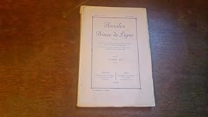 Annales Prince de Ligne - Tome VI - n°21 - 1925
