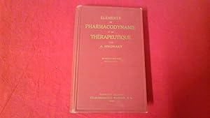 Eléments de pharmacodynamie et de thérapeutique